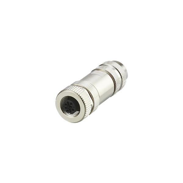 E12354 IFM - Soquete Confeccionável M12 Automação Industrial Código D IP67 4 Pinos