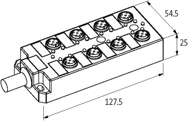 CABO 10M C/ DISTRIBUIDOR MVC8-