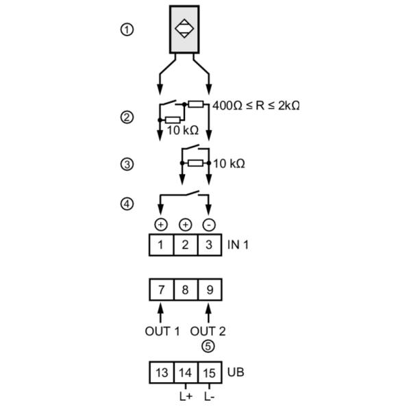 N0537A IFM - Amplificador de Isolamento Namur Monitoramento de sensores 24VDC PNP Trilho DIN