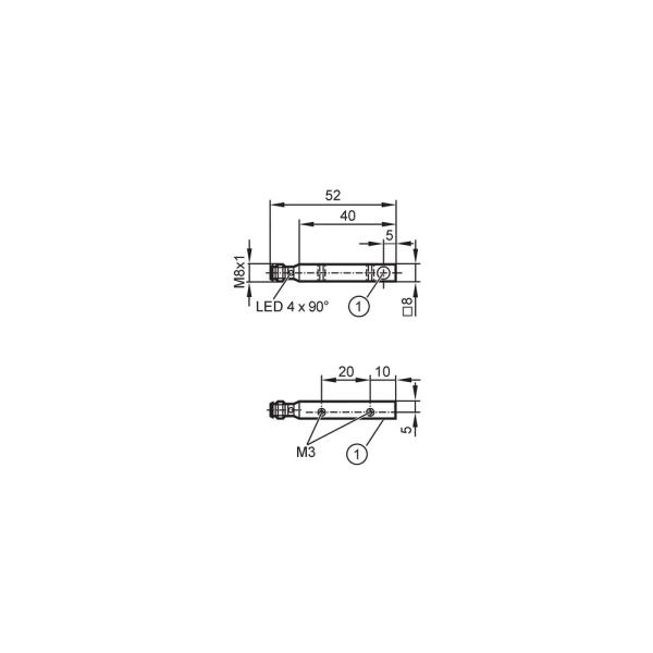 IL5004 IFM - Sensor Indutivo IFM Automação Industrial 2mm PNP M8 IP65