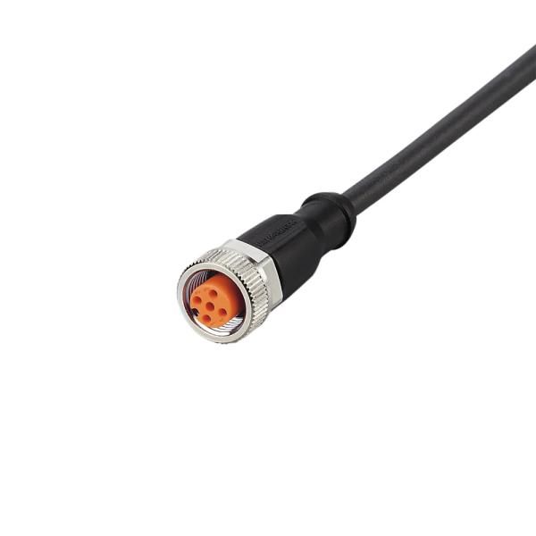 EVC646 IFM - Cabo de Conexão Fêmea M12 Automação Industrial 10m PUR IP69K 4 Polos