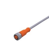 EVW002 IFM - Cabo de Conexão Fêmea M12 Aplicações de Solda 5m PUR 4 Pinos EVW002
