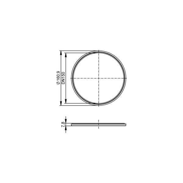 E40568 IFM - Anel de Vedação EPDM Sensor de Vazão SMF DN150