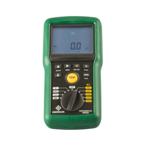 MEGÔMETRO DIGITAL PORTÁTIL 1KV CAT IV 600V 5882A GREENLEE