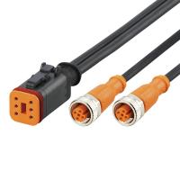 E12563 IFM - Cabo de Ligação em Y ifm Automação Industrial 5m PUR IP67 E12563
