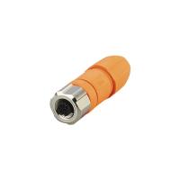 EVC810 IFM - Soquete Confeccionável Fêmea IFM Conexão industrial IP69K Contatos Ouro EVC810