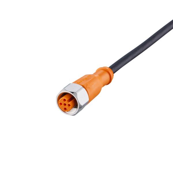EVM014 IFM - Cabo de Conexão Fêmea M12 Ambientes Adversos 25m PUR IP69K
