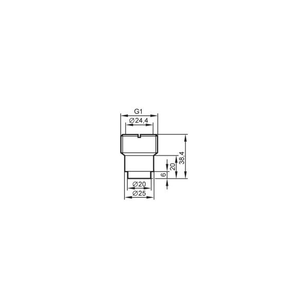 E40195 IFM - Adaptador de Soldagem ifm para Sensores SD G1 50bar Inox 316L