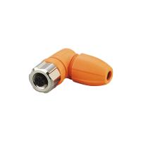 EVC815 IFM - Soquete Confeccionável Fêmea M12 Automação Industrial IP69K, 5 Polos, Dourado EVC815