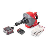 DESENTUPIDORA K-46 A BATERIA COM CABO 5/16” COM BATERIA/CARREGADOR RIDGID 78053