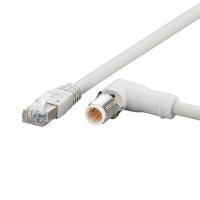 EVF558 IFM - Cabo de Ligação Ethernet M12 para RJ45 Indústria Alimentícia 5m Blindado IP69K EVF558
