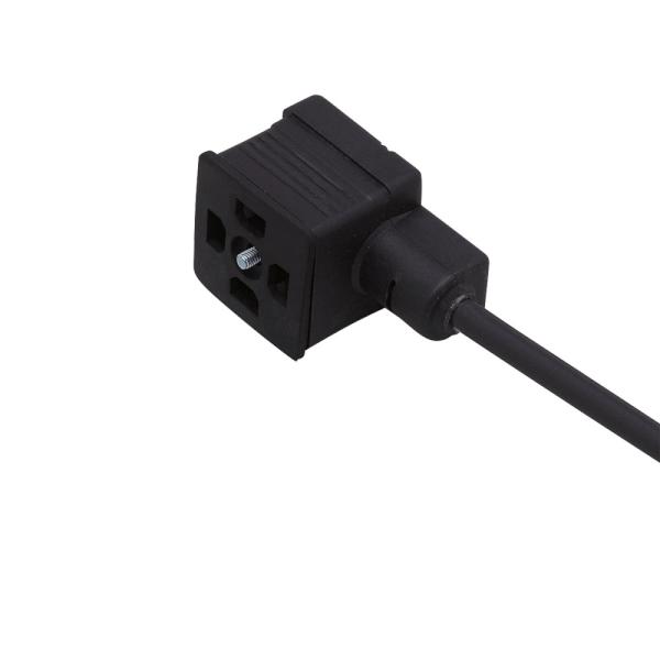 E11651 IFM - Cabo de Ligação Conector Válvula Automação Industrial 5m PUR IP67 LED