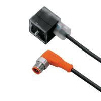 E10817 IFM - Cabo Conector Válvula IFM Automação Industrial 0,3m IP67 E10817