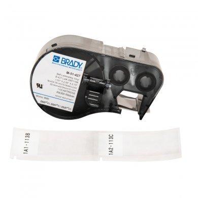 ETIQUETA BMP41/51/53 - B427 VINIL AUTOLAMINADO - BRANCO DE 25MMX63MMX19MM (RL C/ 110) M-51-427 BRADY
