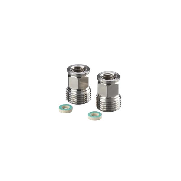 E40266 IFM - Adaptador de Montagem ifm para Sensores de Fluxo G 1/4 p/ G 1/2 Aço Inox