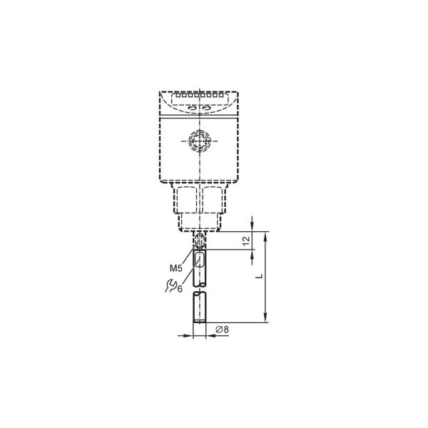 E43207 IFM - Sonda para Sensor de Nível IFM para sensores LR 1000mm Aço Inox 316L