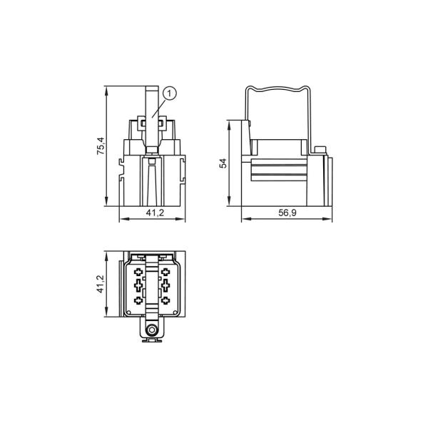 EC3025 IFM - Kit de Montagem para ecomatRelay Automação Industrial IP67, 9 Polos
