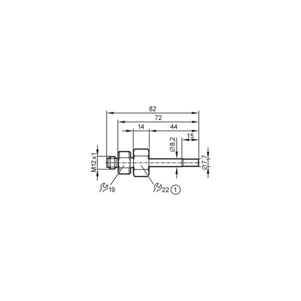 SF0537 IFM - Sensor de Fluxo ifm Unidade de Avaliação M18x1.5 IP67 30bar
