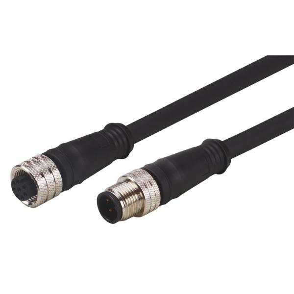 E12432 IFM - Cabo de Ligação IFM Automação Industrial M12 Reto, 0,3m, PUR, IP68