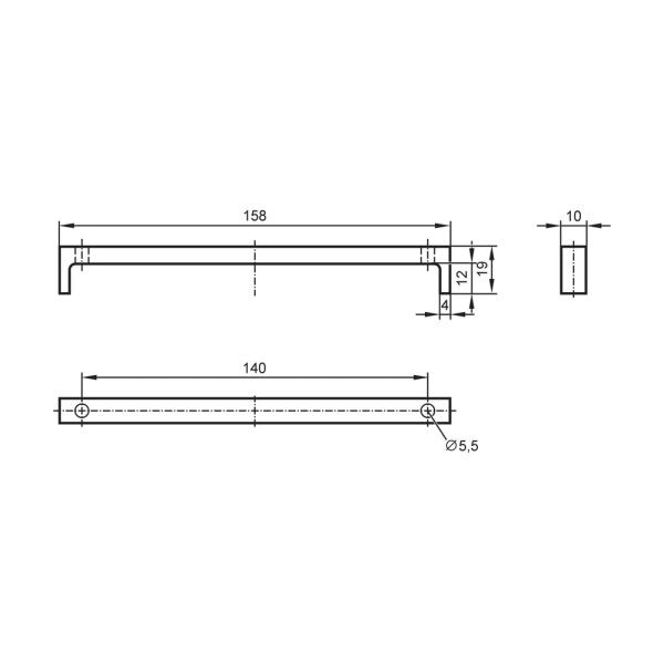 EC0733 IFM - Quadro de Montagem IFM para ecomatDisplay 12 pol Aço Inox 304