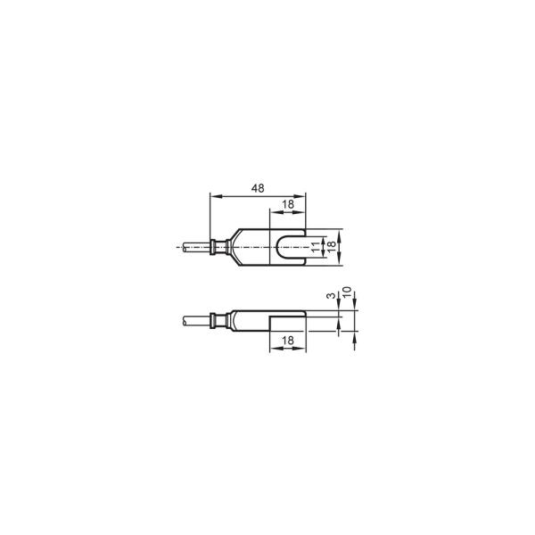 TS502A IFM - Sensor de Temperatura IFM Monitoramento industrial Pt1000, 5m, -20 a 115°C