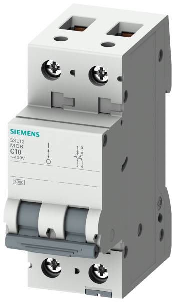 Disjuntor Bipolar 63A 5SL1263-7MB (C) SIEMENS