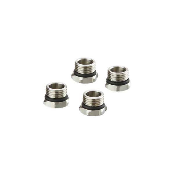 E12542 IFM - Tampa de Proteção IFM M12 Para Tomadas e Módulos Aço Inox 316L Kit 4 Peças