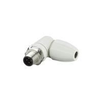 EVF568 IFM - Conector M12 Angular IFM Indústria Alimentícia IP69K, Contatos Dourados EVF568