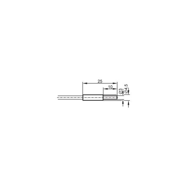 E20052 IFM - Fibra Óptica Reflexão Difusa Detecção Industrial 3mm 600mm