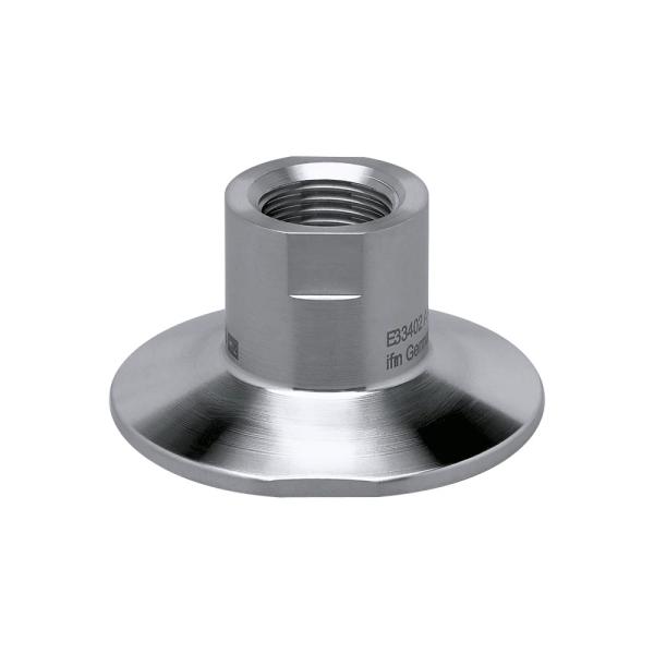 E33402 IFM - Adaptador de Processo Tri-Clamp Conexão de sensores G 1/2 para Clamp DN50 Inox 316L