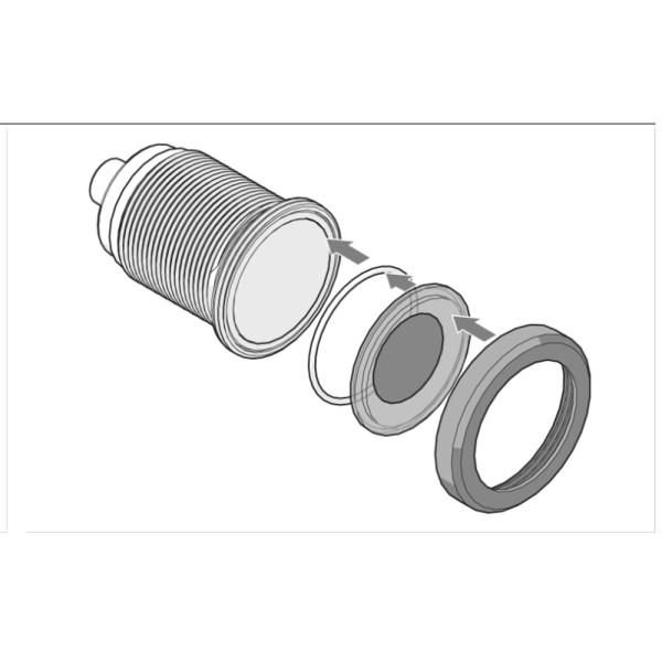 E12801 IFM - Disco Símbolo p/ Sensor Toque p/ KTE/KTV M22 29,8mm Aço Inox