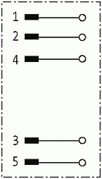 CONECTOR M12 MACHO 5 POLOS RETO PARAFUSO (4 8MM)
