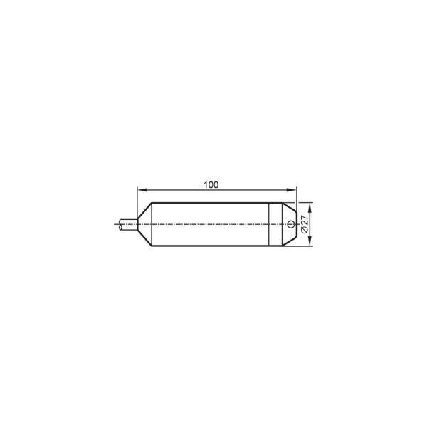 PS3208 IFM - Transmissor Pressão IFM Nível Ind. 0-0.25bar 4-20mA 5m IP68