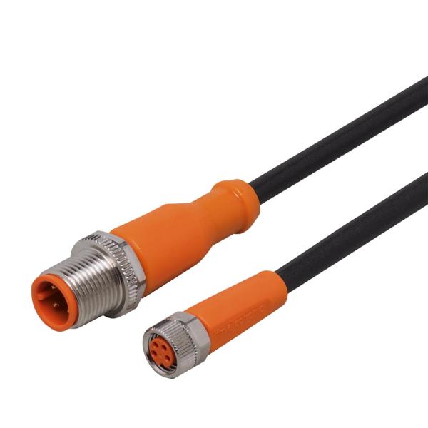 EVC240 IFM - Cabo de Ligação ifm M8 para M12 Automação Industrial 0,3m PUR IP69K