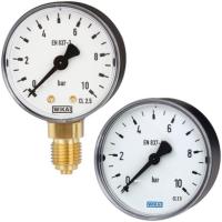 MANÔMETRO ANALÓGICO 050mm; 10 bar; 1/4 rosca; sem glicerina; CAIXA PLÁSTICA; Montagem traseira MEL-58451168