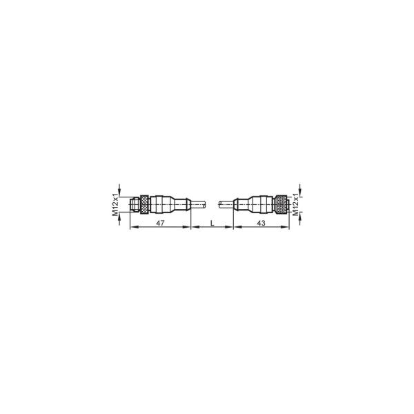 E12360 IFM - Cabo de Ligação IFM Automação Industrial M12 8 Polos 10m PUR