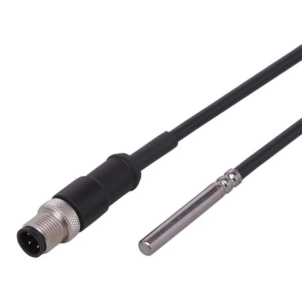TS5289 IFM - Sensor de Temperatura IFM Monitoramento de Processos Pt100, 45mm, Cabo 5m, M12
