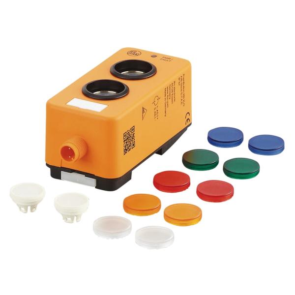 AC2396 IFM - Módulo com Botão Luminoso AS-Interface Automação Industrial IP67 2 Teclas