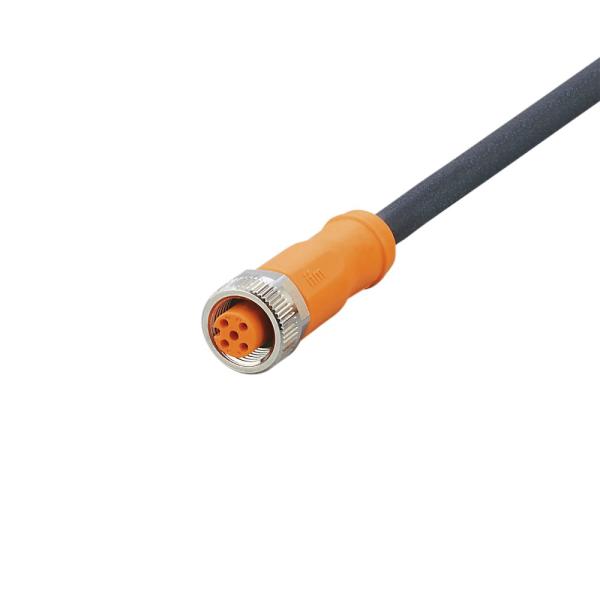 EVC706 IFM - Cabo Conexão Fêmea M12 Automação Industrial 2m PUR 4 Polos