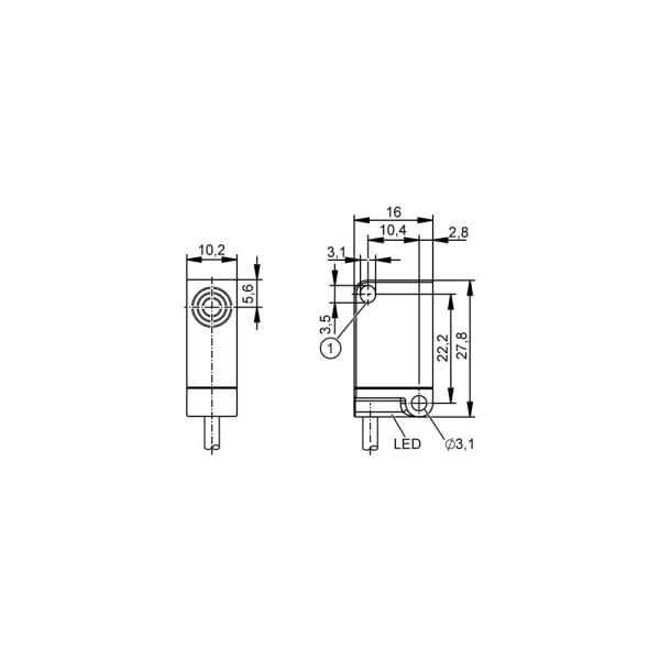 IS5001 IFM - Sensor Indutivo IFM Automação Industrial 2mm PNP NA 1000Hz