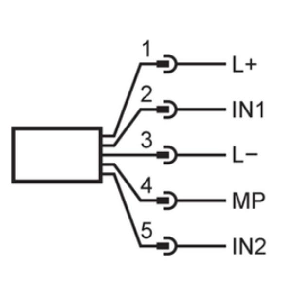 KTV101 IFM - Luz de Sinalização LED RGB Sinalização Industrial M22 IO-Link IP69K