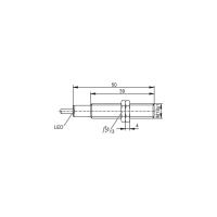 IE5202 IFM - Sensor Indutivo IFM Automação Industrial M8 2mm PNP/NPN Cabo 2m IE5202