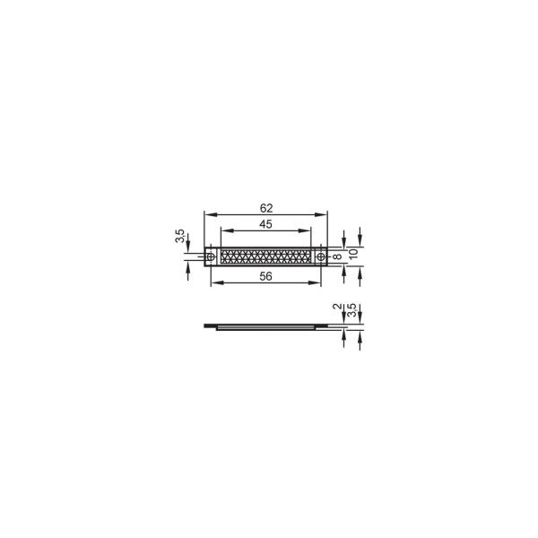 E20988 IFM - Refletor para Barreira Fotoelétrica Para Barreiras de Reflexão 10x62x3,5mm