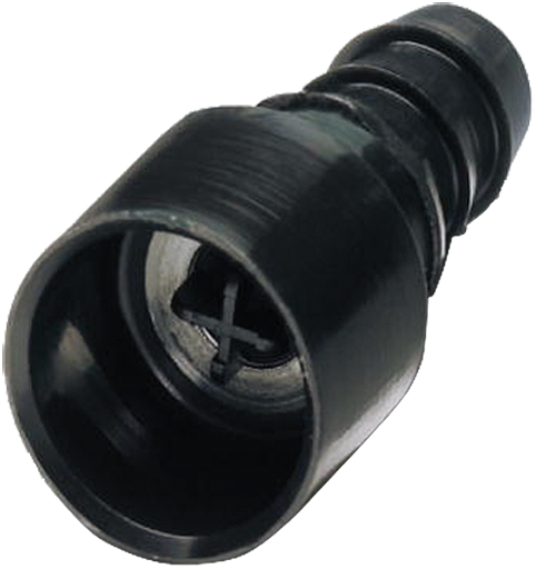 CONECTOR PNEUMATICO FEMEA 6MM COM VALVULA DE RETENCAO