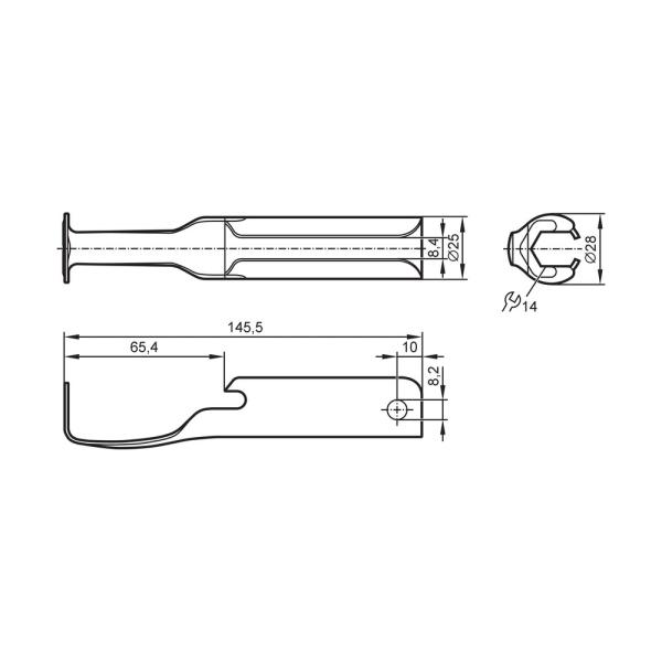 E12078 IFM - Ferramenta de Montagem IFM para Conectores M12 Aço Inox, Torque < 2Nm