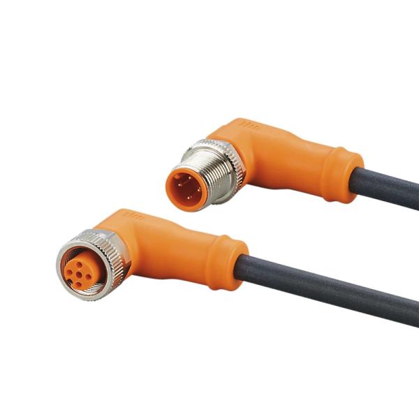 EVC739 IFM - Cabo de Ligação ifm M12 Angular Automação Industrial 1m PUR IP69K