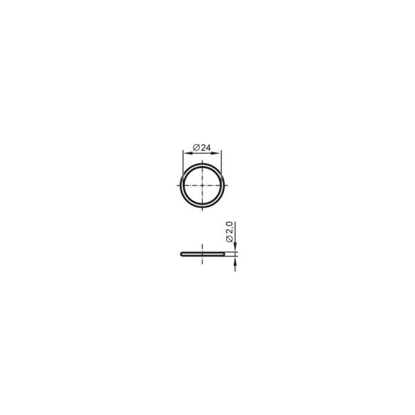 E30123 IFM - Anel O-Ring IFM Vedação Industrial FKM 28x24mm