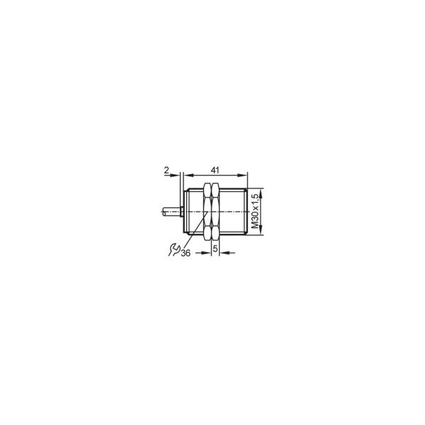 NI5002 IFM - Sensor Indutivo NAMUR ifm Áreas Explosivas M30 10mm IP67