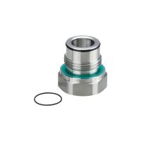 E30482 IFM - Adaptador Rosqueável para Sensores Conexão de Processo G 1/2 para G 3/4 Aço Inox 316L E30482