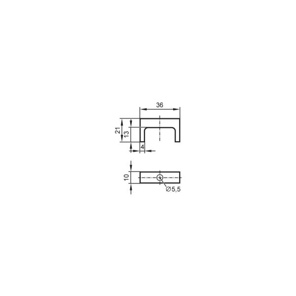 EC0732 IFM - Quadro de Montagem IFM para Displays Gráficos 36x10x21 mm
